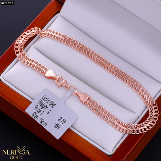 Rose gold bracelet #69793