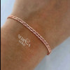Rose gold bracelet #69897