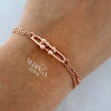 Rose gold bracelet #69905