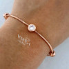 Rose gold bracelet #69904
