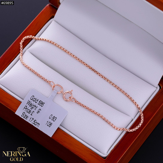 Rose gold bracelet #69895