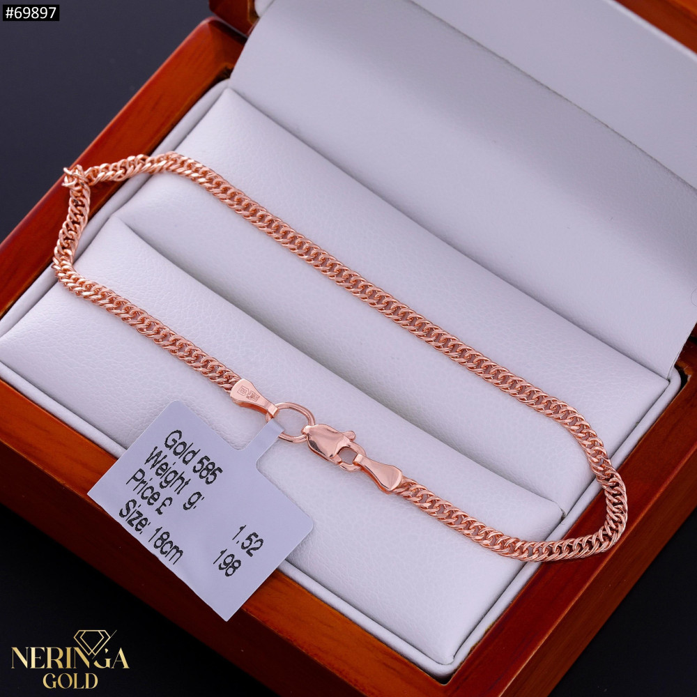 Rose gold bracelet #69897