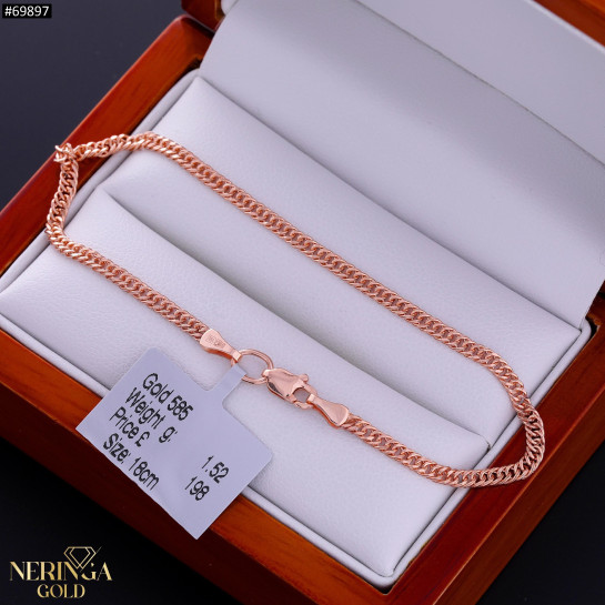 Rose gold bracelet #69897