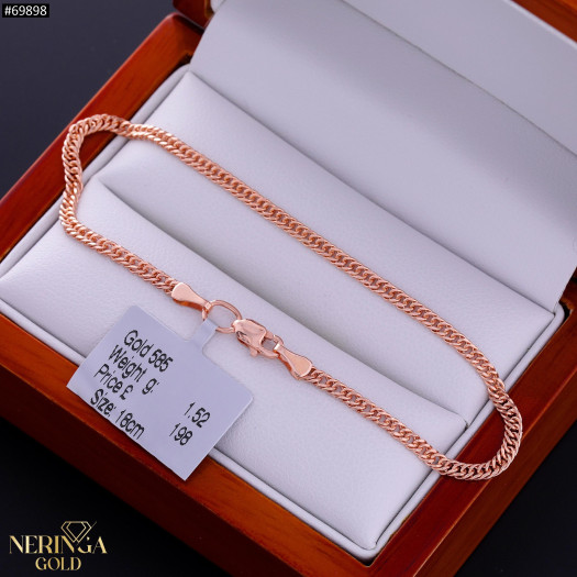 Rose gold bracelet #69898
