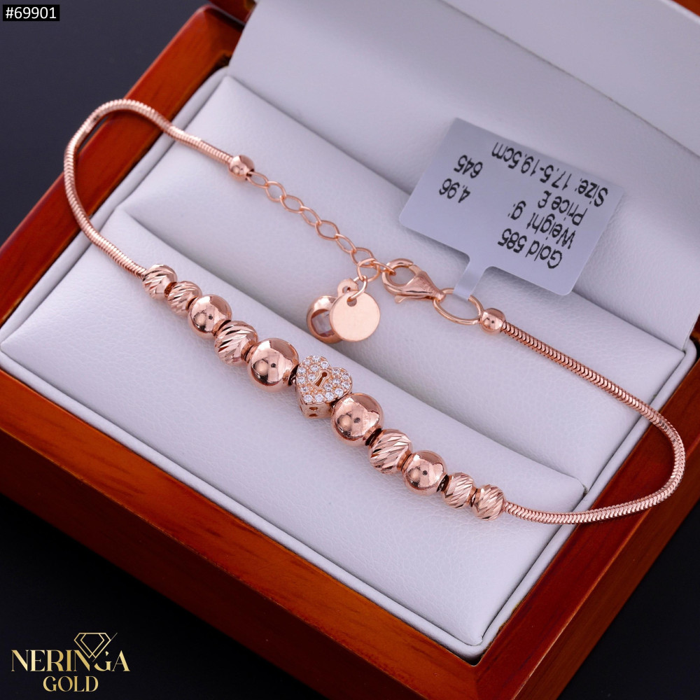 Rose gold bracelet #69901
