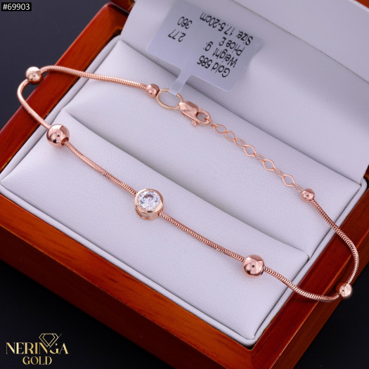 Rose gold bracelet #69903
