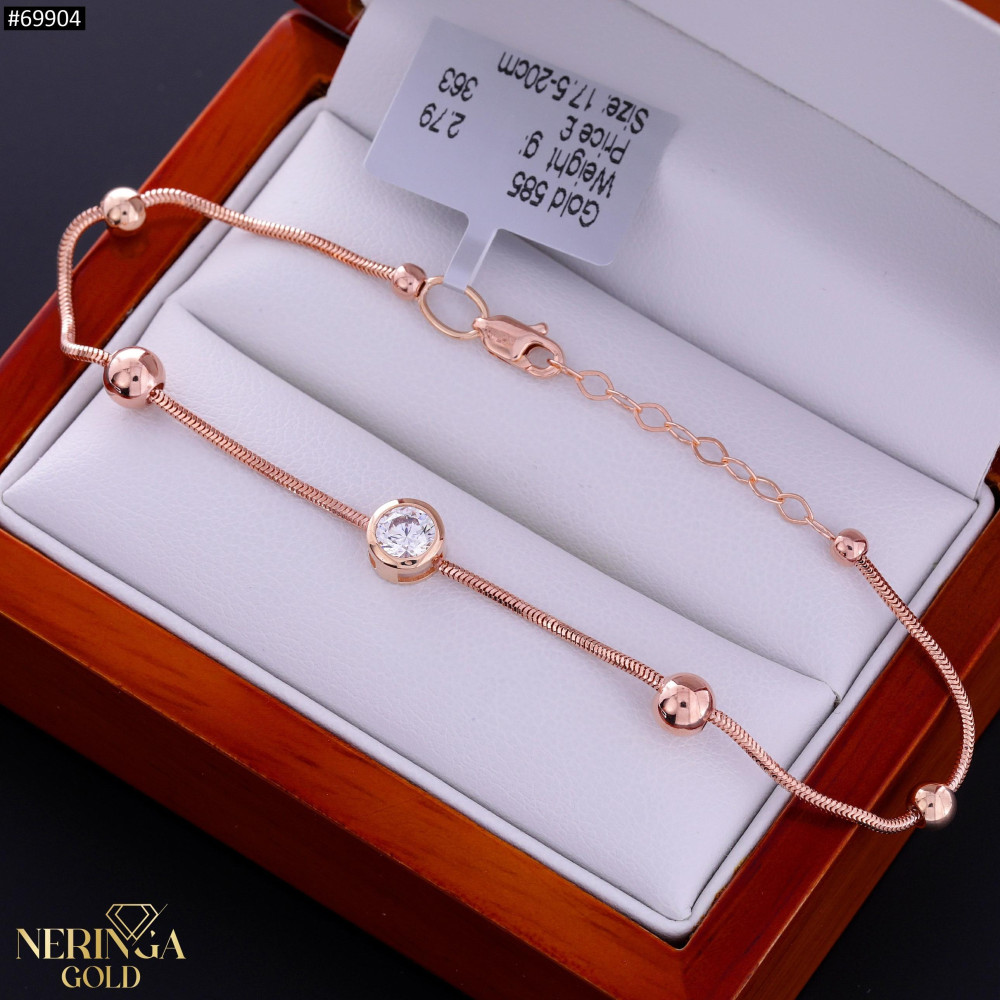 Rose gold bracelet #69904
