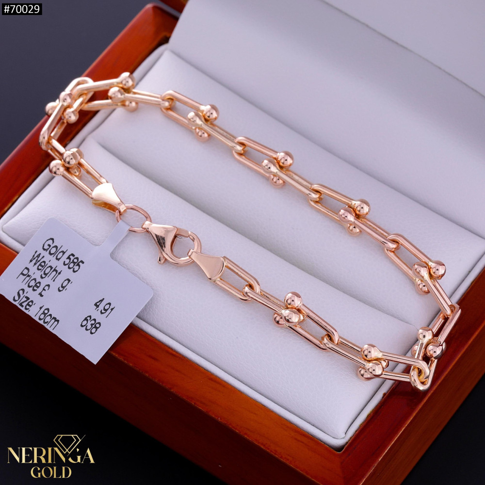 Rose gold bracelet #70029