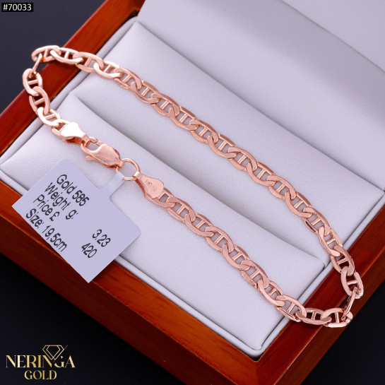 Rose gold bracelet #70033