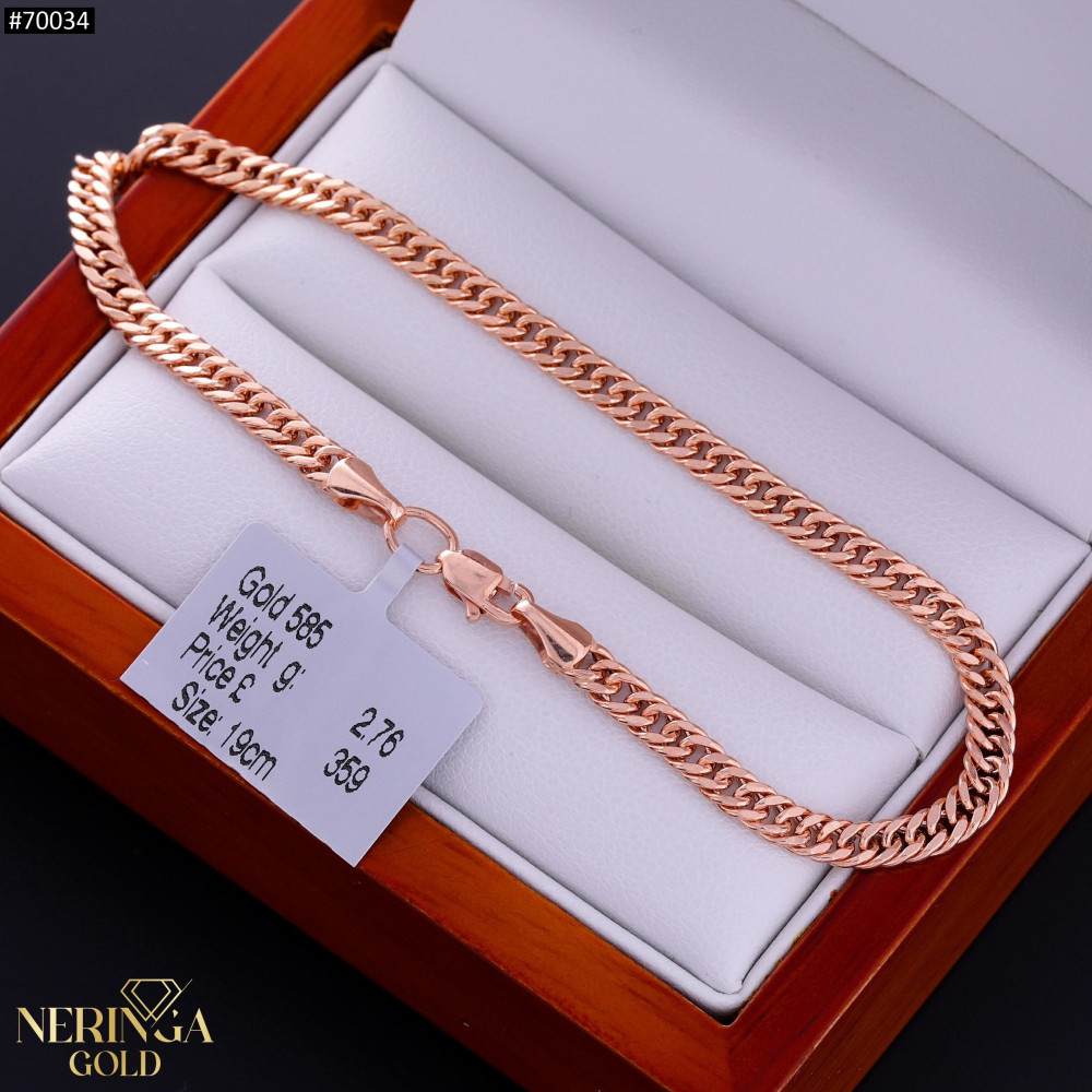 Rose gold bracelet #70034