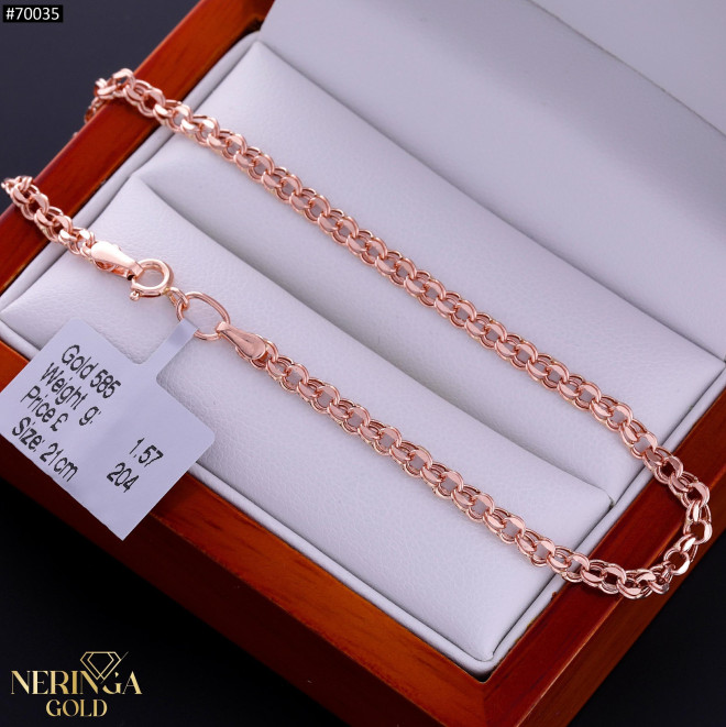 Rose gold bracelet #70035