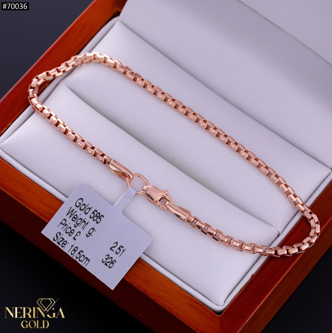 Rose gold bracelet #70036