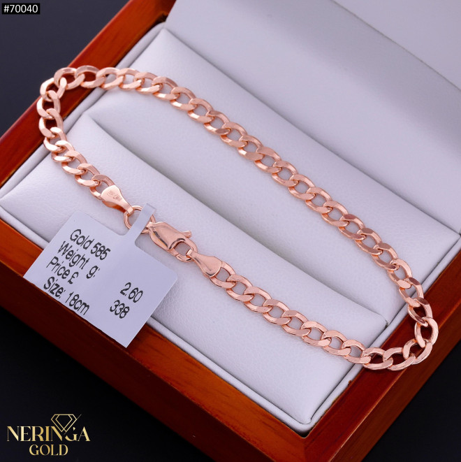 Rose gold bracelet #70040