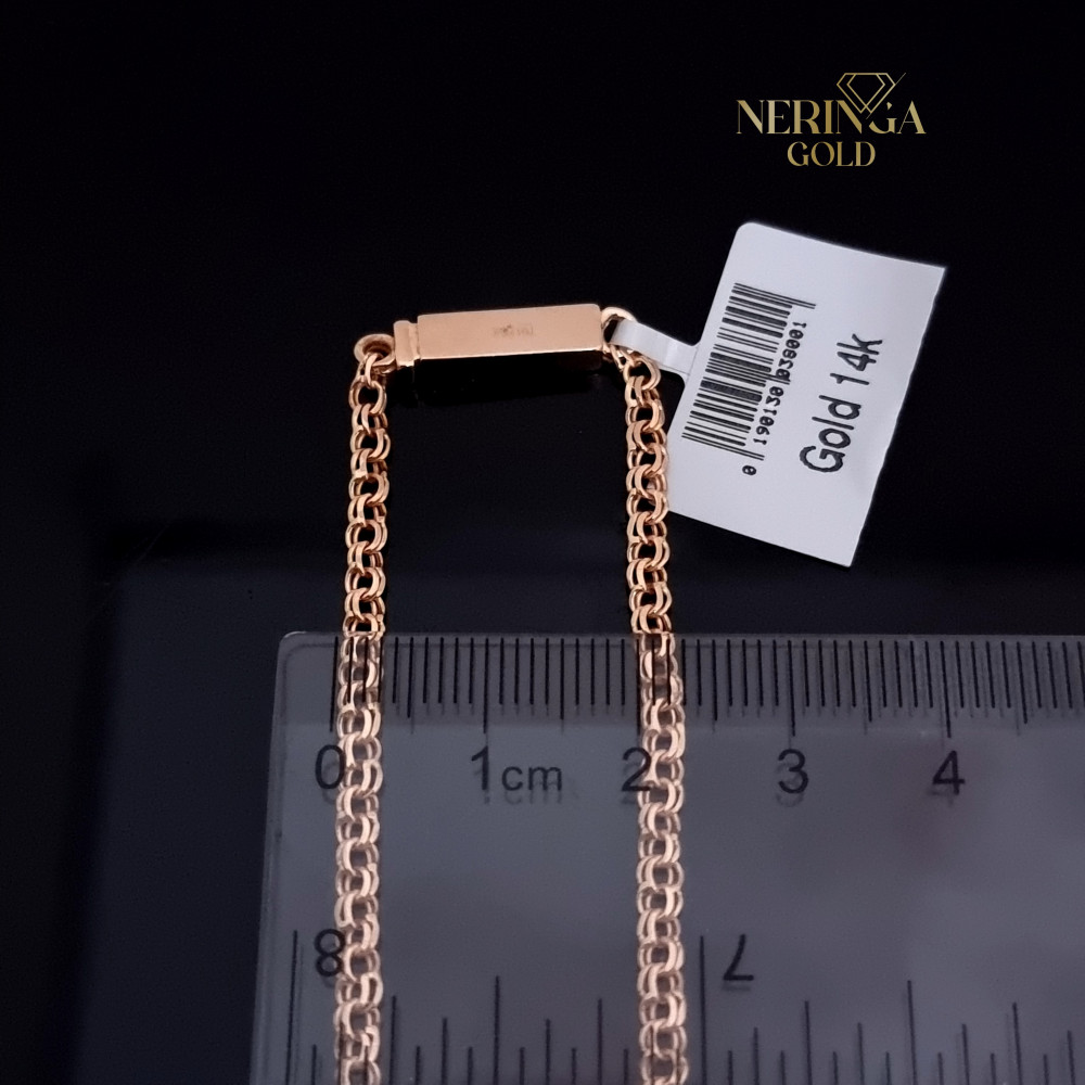 Rose gold full-bodied bracelet #70270