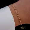 Rose gold full-bodied bracelet #70270