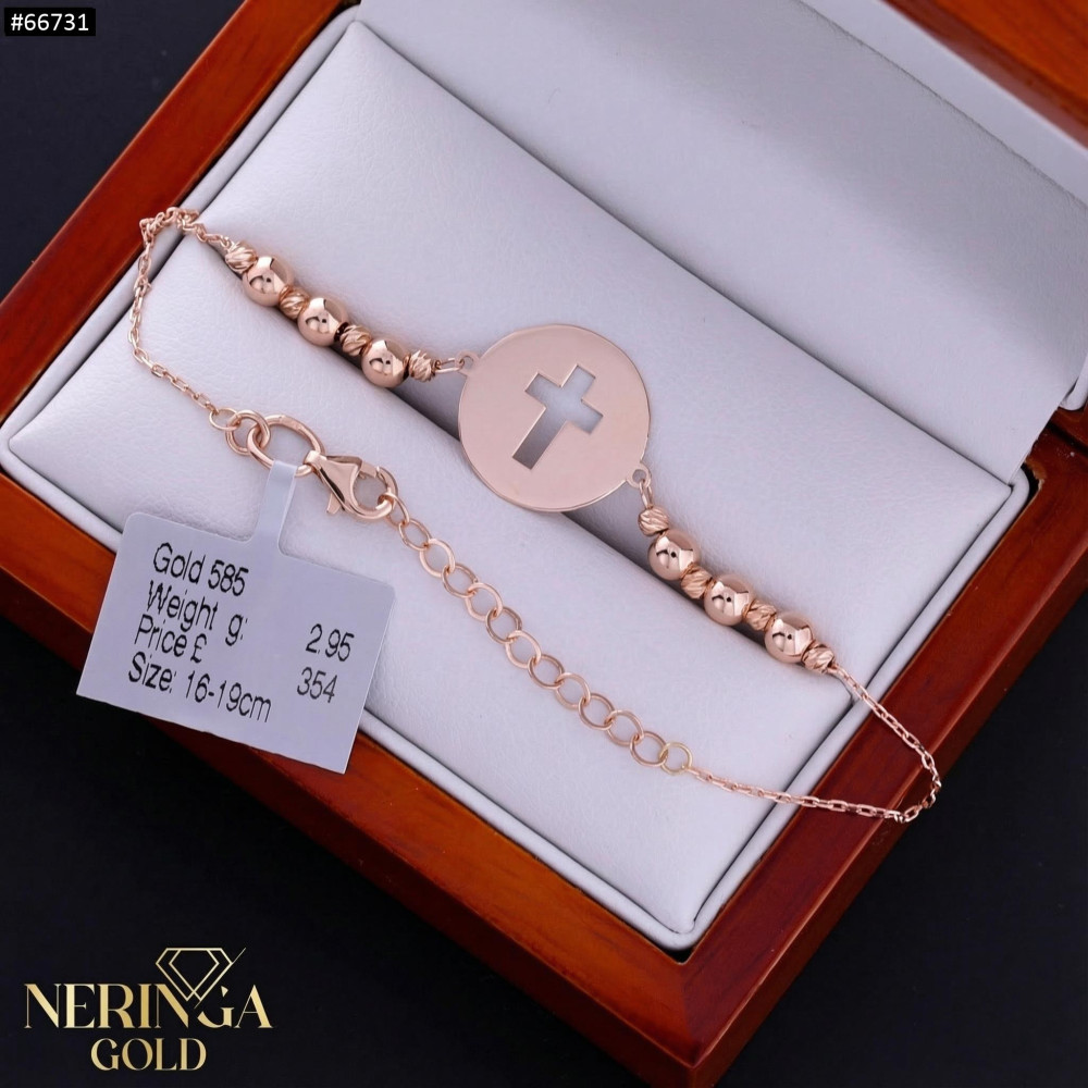 Rose gold bracelet #66731