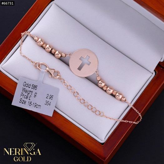 Rose gold bracelet #66731