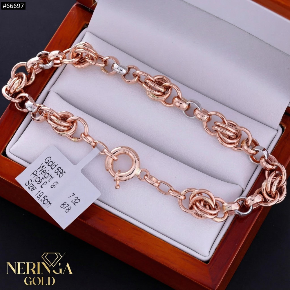 Rose gold bracelet #66697