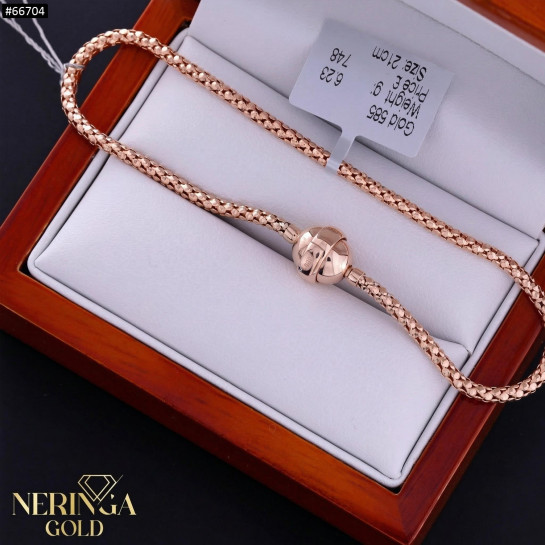 Rose gold bracelet #66704