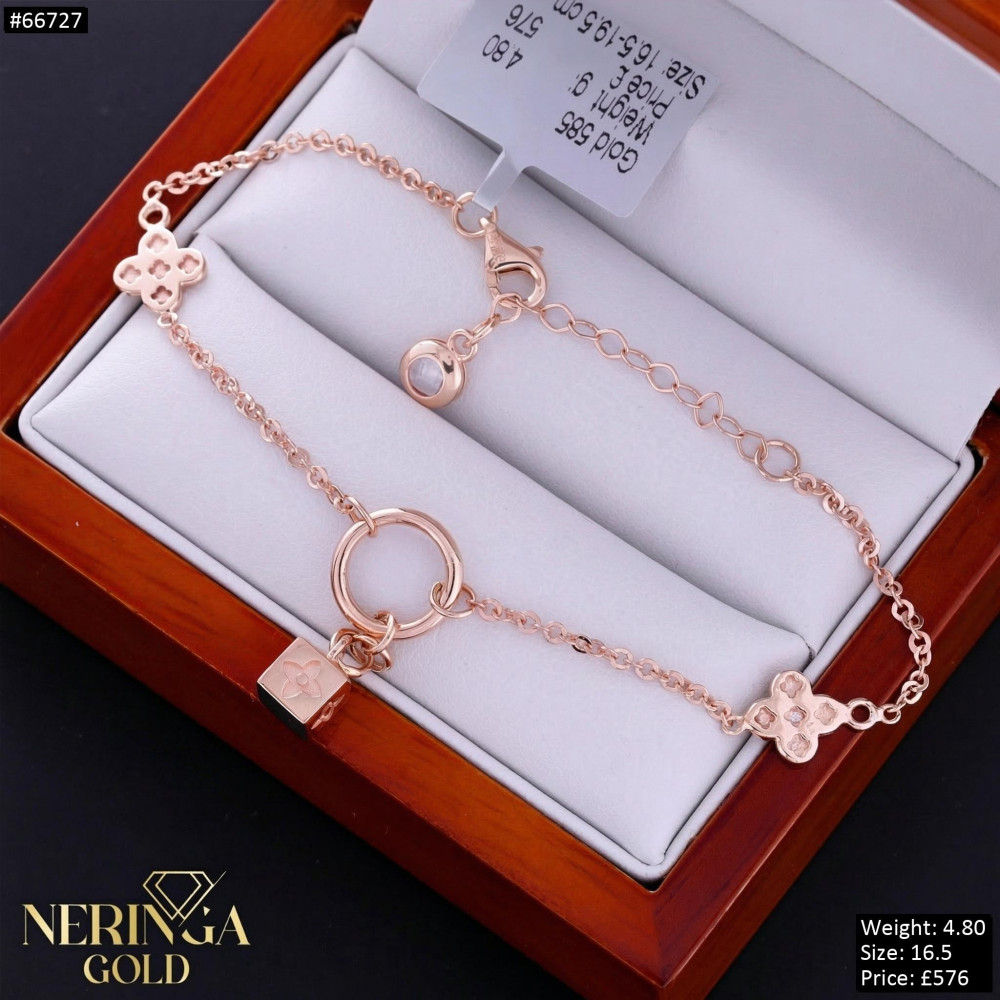 Rose gold bracelet #66727