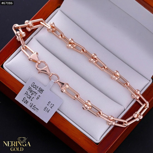 Rose gold bracelet #67086