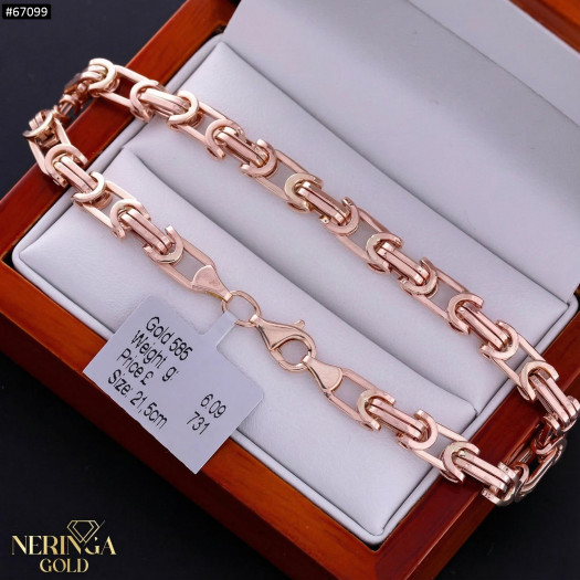 Rose gold bracelet #67099