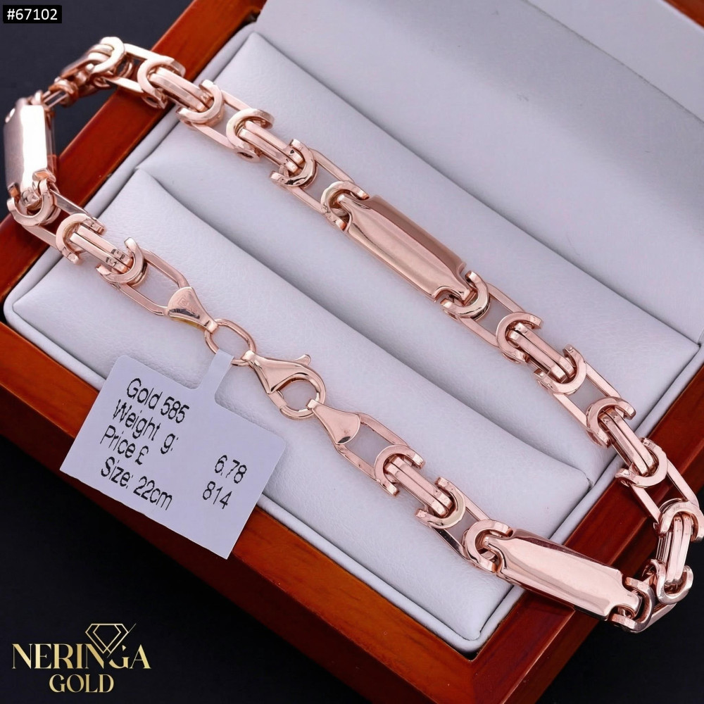 Rose gold bracelet #67102