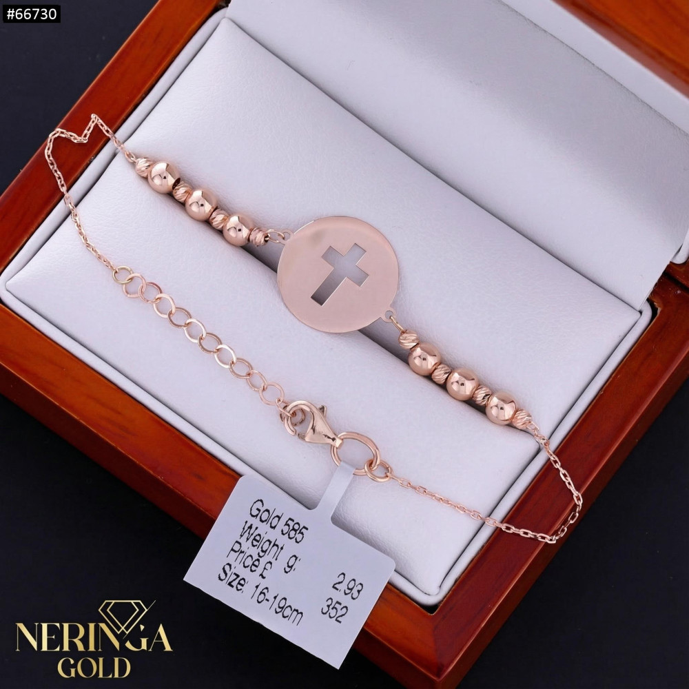 Rose gold bracelet #66730