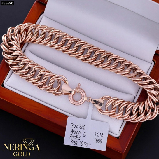 Rose gold bracelet #66690