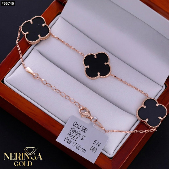 Rose gold bracelet #66746