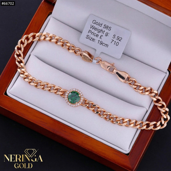 Rose gold bracelet #66702