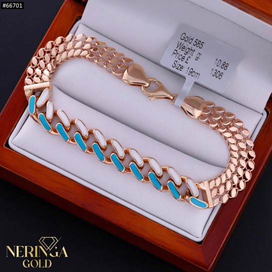 Rose gold bracelet #66701