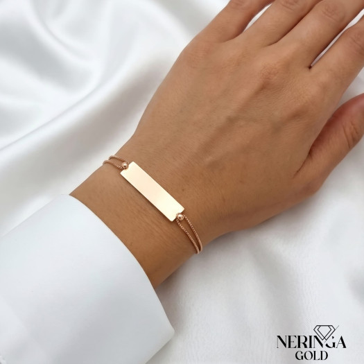 Rose gold bracelet #66723