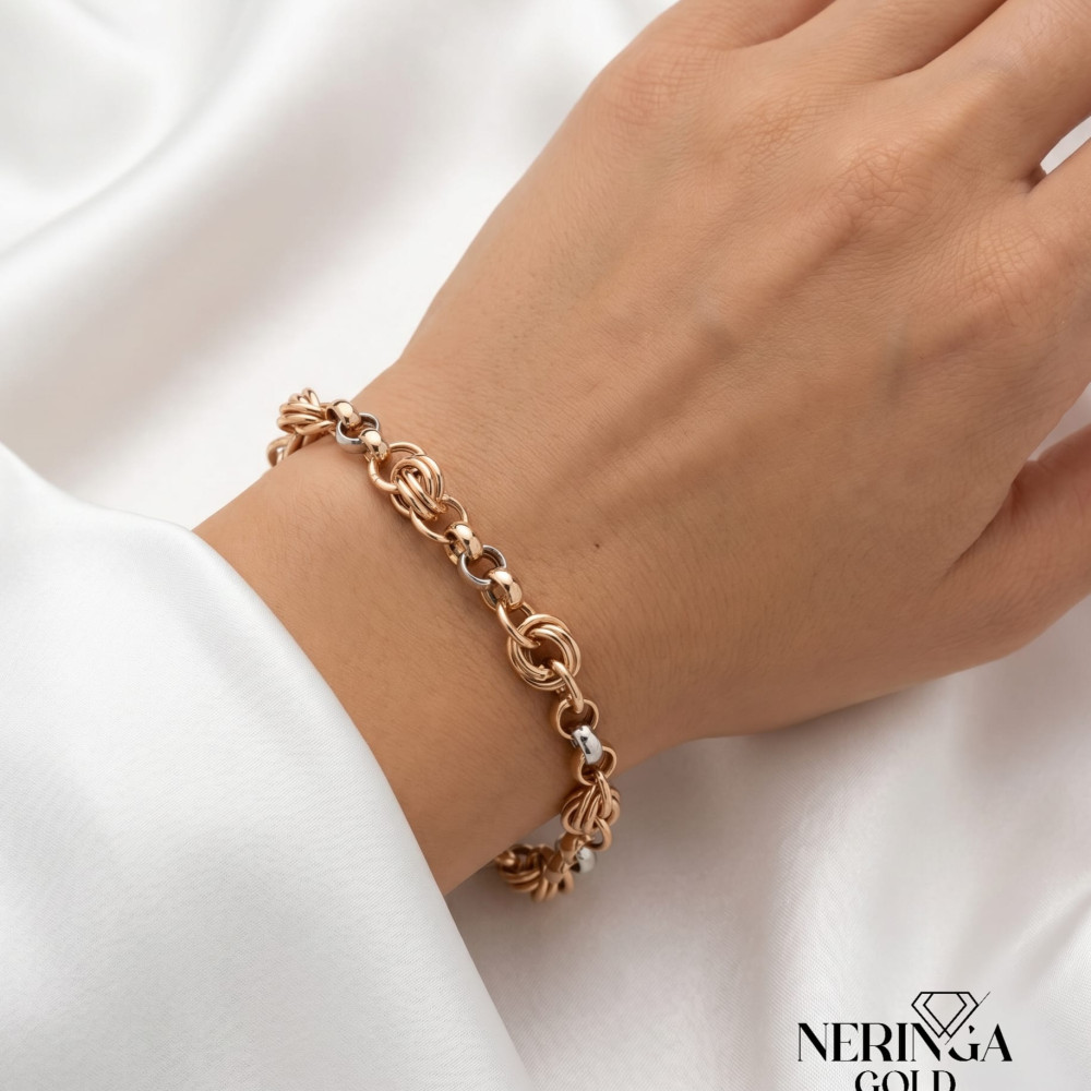 Rose gold bracelet #66695