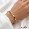 Rose gold bracelet #66695
