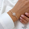 Rose gold bracelet #66721