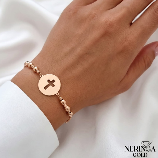 Rose gold bracelet #66731