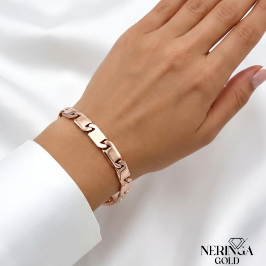 Rose gold bracelet #66782