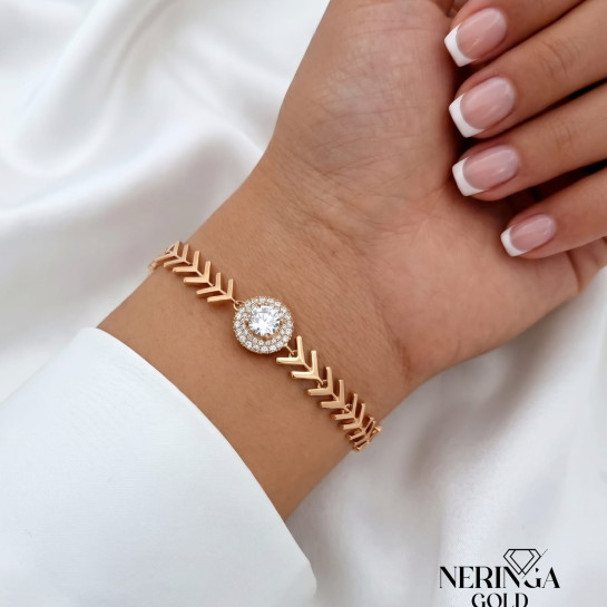 Rose gold bracelet #66720