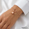 Rose gold bracelet #66727