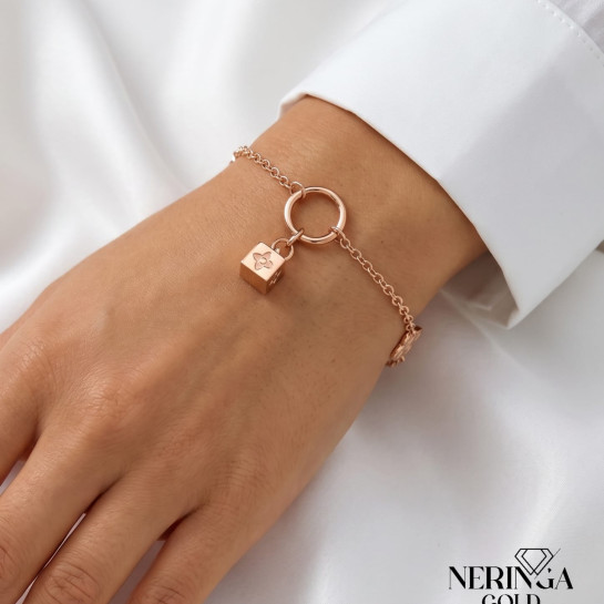 Rose gold bracelet #66727