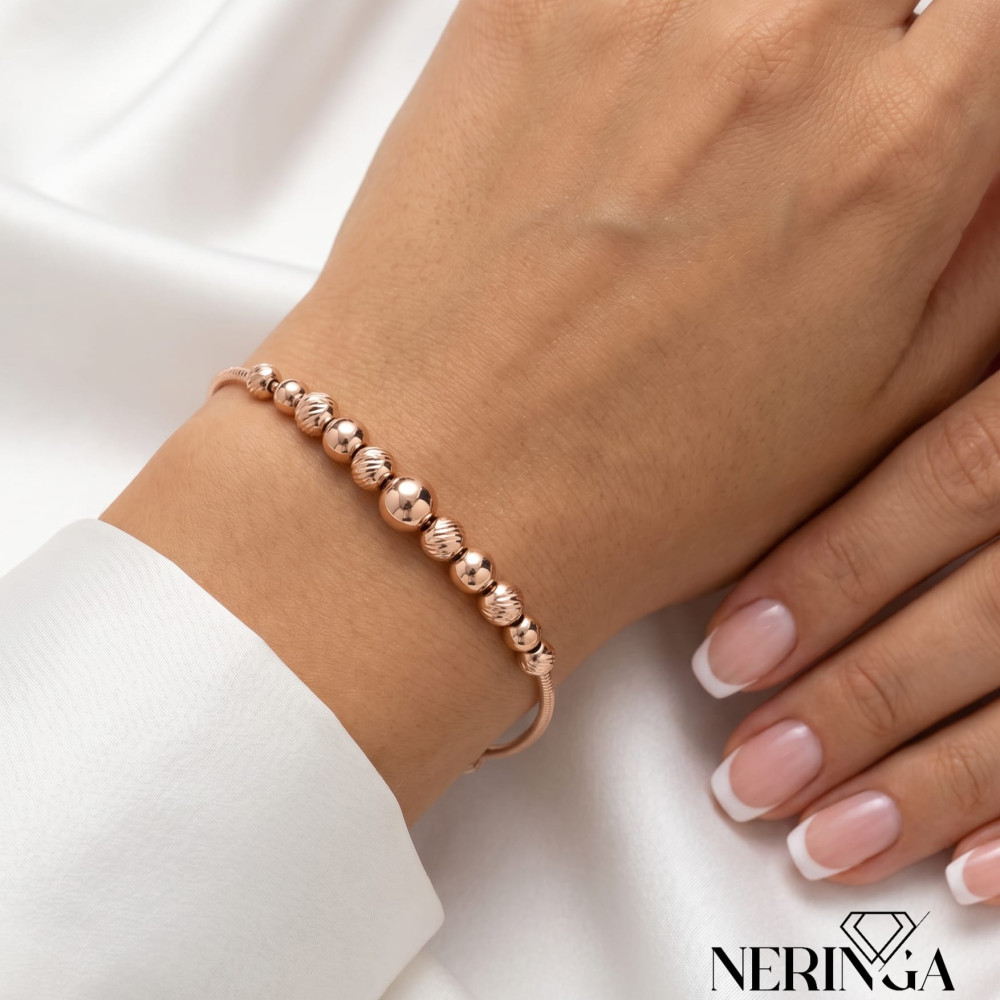 Rose gold bracelet #68631