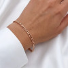 Rose gold bracelet #68783