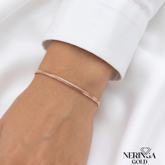 Rose gold bracelet #68646