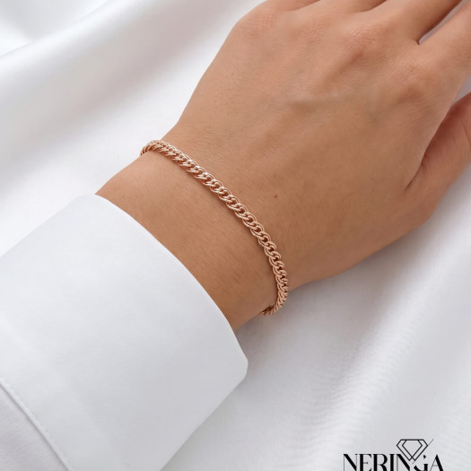 Rose gold bracelet #68644