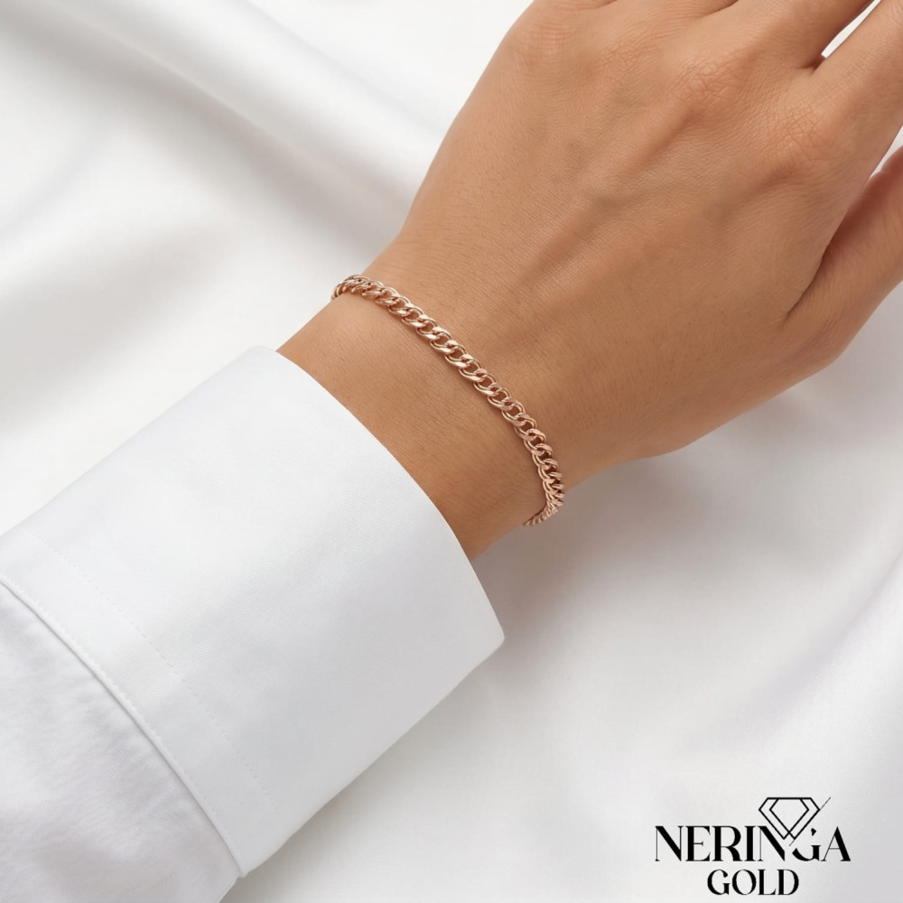 Rose gold bracelet #68636