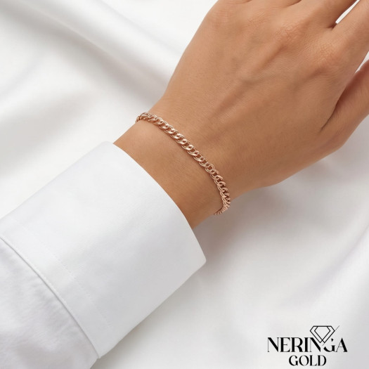 Rose gold bracelet #68636