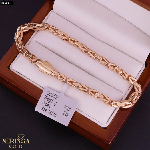 Rose gold full-bodied bracelet #64898
