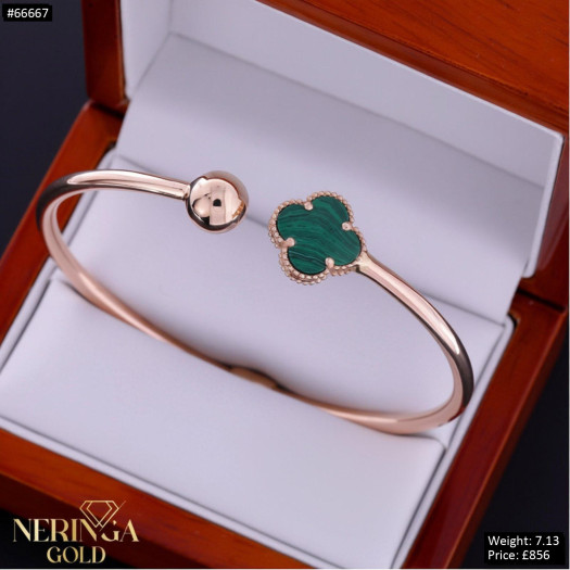 Rose gold hoop bracelet #66667