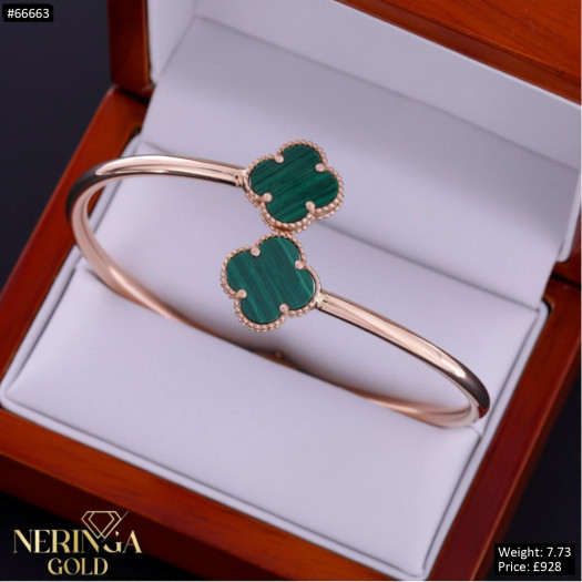 Rose gold hoop bracelet #66663